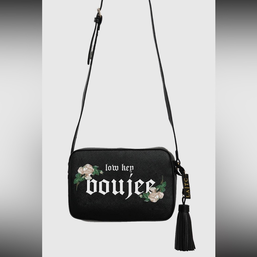 Low Key Bougie Vegan Leather Crossbody Bag